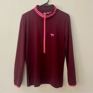 Victoria’s Secret Pink Ultimate Deep Half Zip Pullover